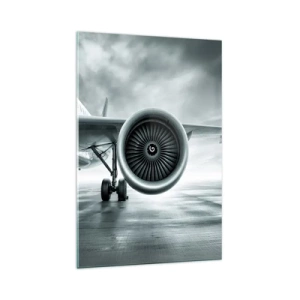 Üveg kép - Van erő! - 70x100 cm