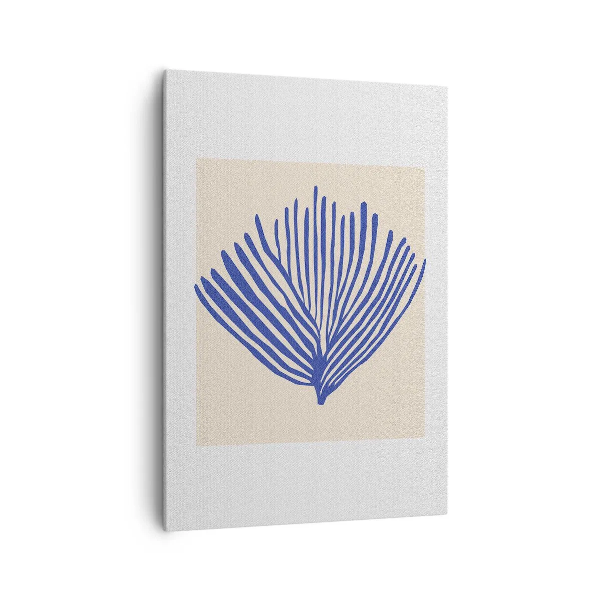 Vászonkép - Kék legyező - 70x100 cm