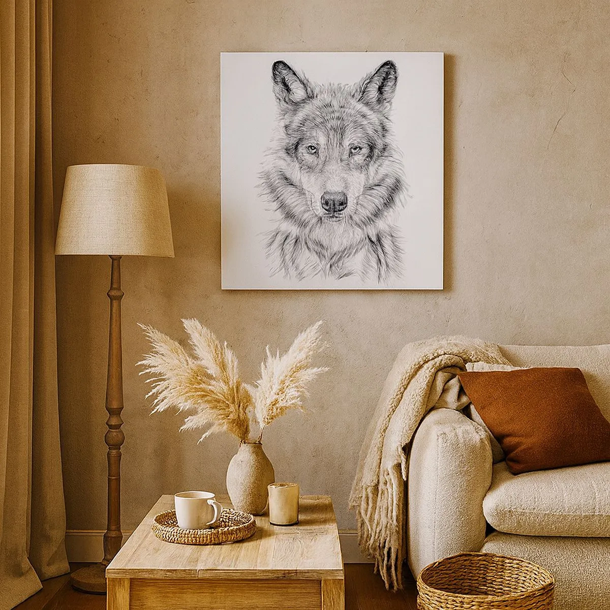 Vászonkép - Született vezető - 30x30 cm