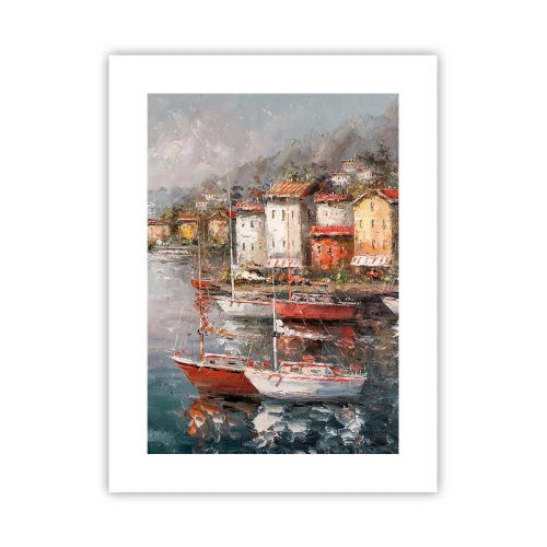 Poszter - Romantikus kikötő - 30x40 cm