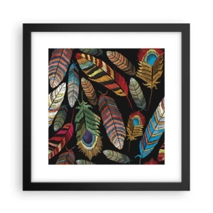 Poszter fehér keretben - A madárkarnevál - 30x30 cm