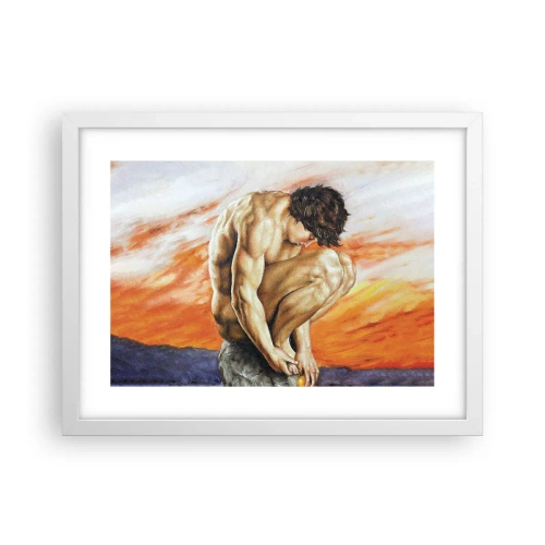 Poszter fekete keretben - Elmerülve önmagában - 40x30 cm