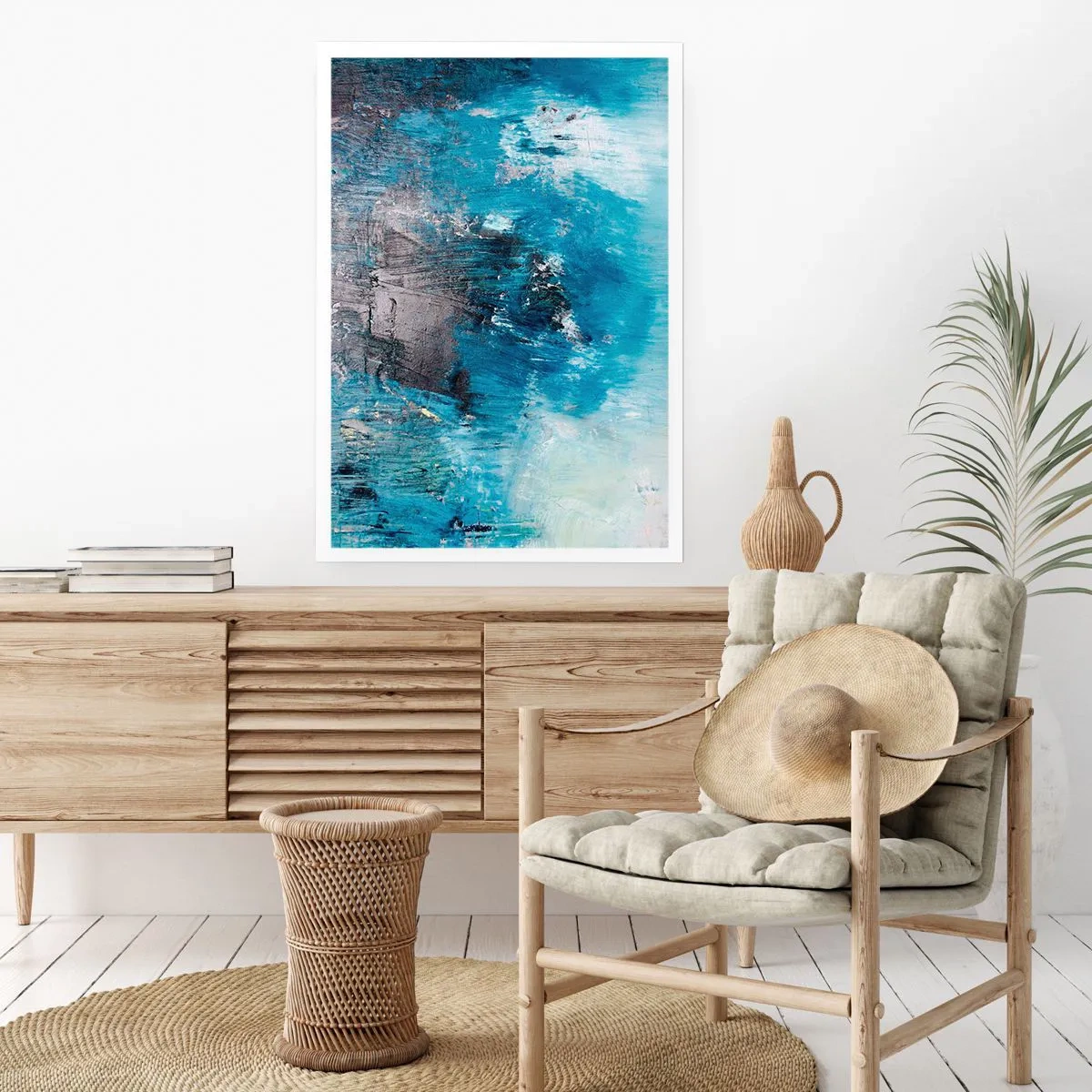 Poszter - Kék rapszódia - 30x40 cm
