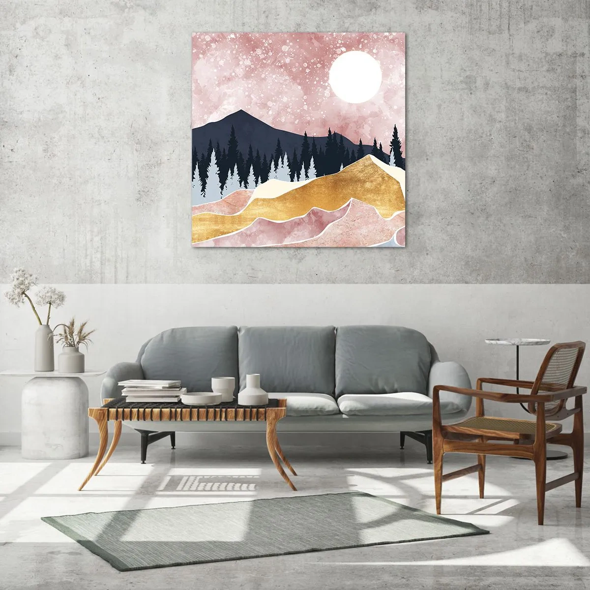 Üveg kép - Éjjeli őrség - 40x40 cm