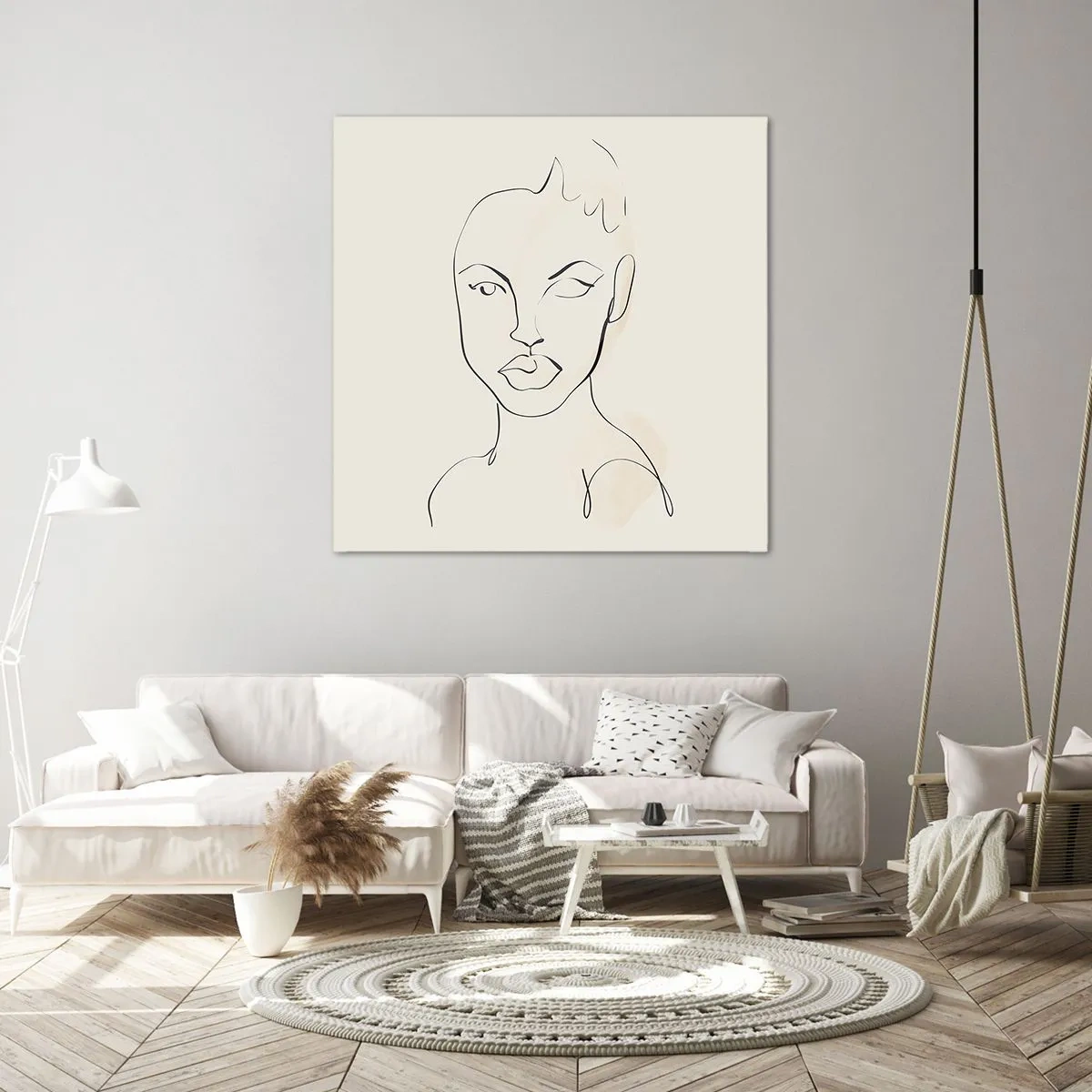 Vászonkép - Az érzékiség körvonala - 40x40 cm