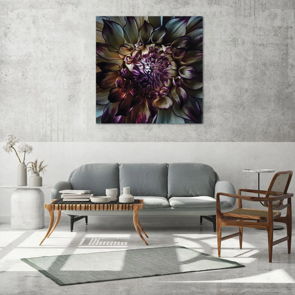 Üveg kép - A fiatalság kivirágzása - 70x70 cm