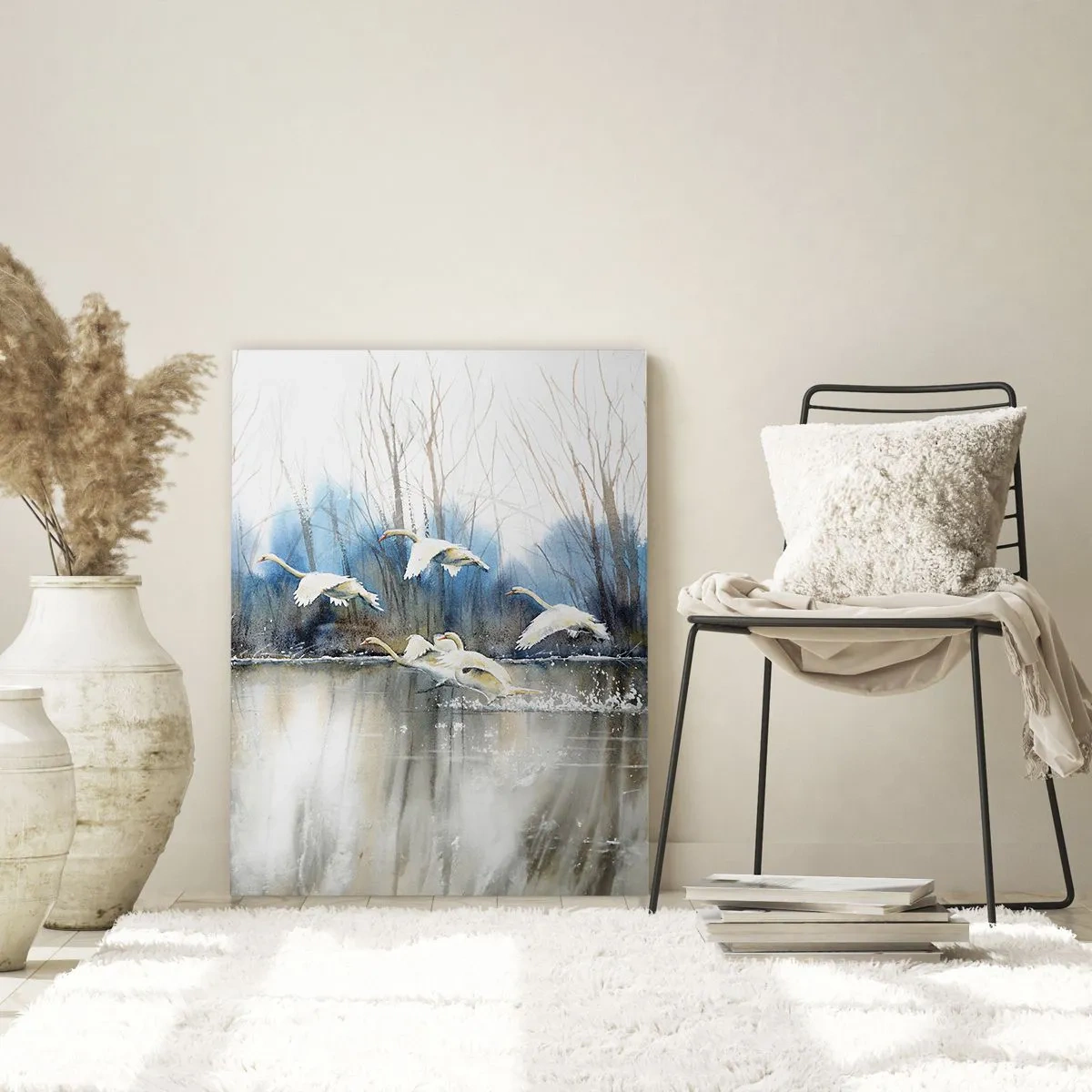 Üveg kép - Mint a vadhattyúkról szóló mesében - 50x70 cm