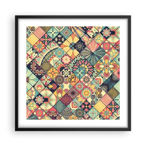 Poszter fehér keretben - Marokkói hangulat - 50x50 cm