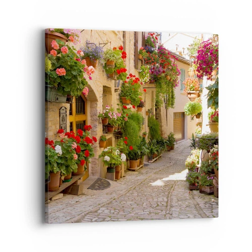 Vászonkép - A virágok özönében - 40x40 cm