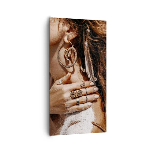 Vászonkép - Az érintetlen tengerpart királynője - 65x120 cm