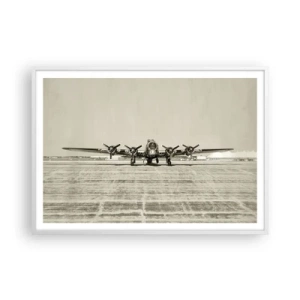 Poszter fekete keretben - Mint mindig készen - 100x70 cm