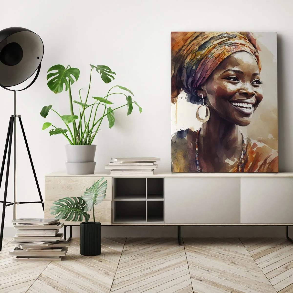 Vászonkép - Afrikai királynő - 50x70 cm