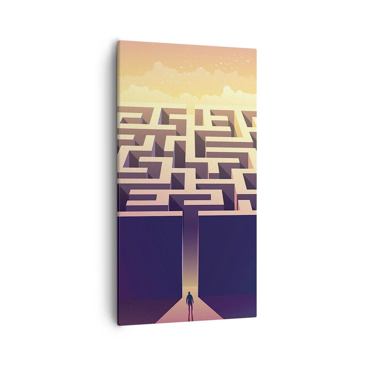 Vászonkép - Döntés ideje - 55x100 cm