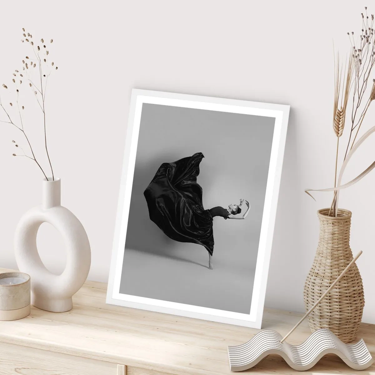 Poszter fekete keretben - Szárnyas zene - 50x70 cm