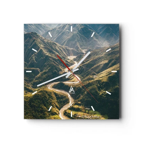 Falióra, Óra - A hegyek szívéből - 30x30 cm