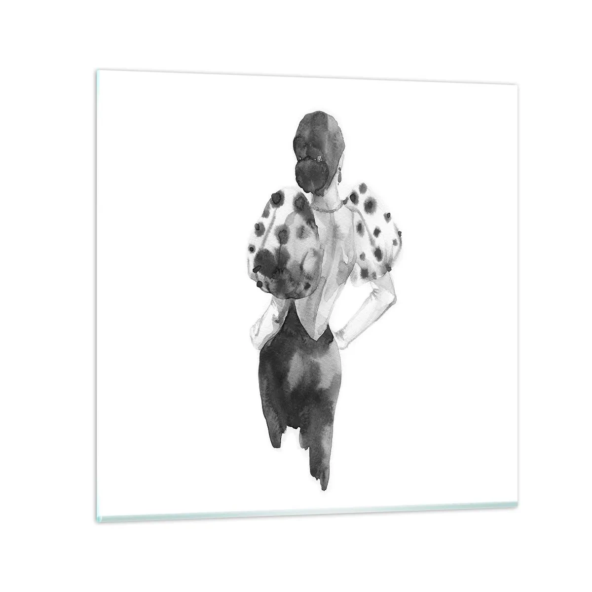 Üveg kép - Egyenesen elsétált mellettem - 60x60 cm