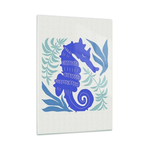 Üveg kép - Egy víz alatti réten - 50x70 cm