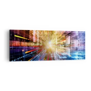 Vászonkép - Fényes folyosó - 140x50 cm