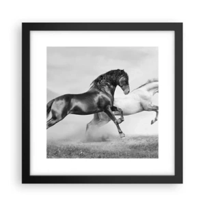 Poszter fehér keretben - Angyalok és démonok - 30x30 cm