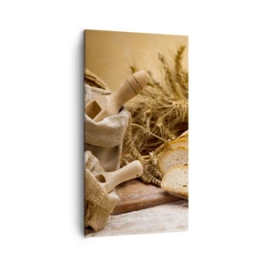 Vászonkép - Hogyan vágta le a késsel - 45x80 cm