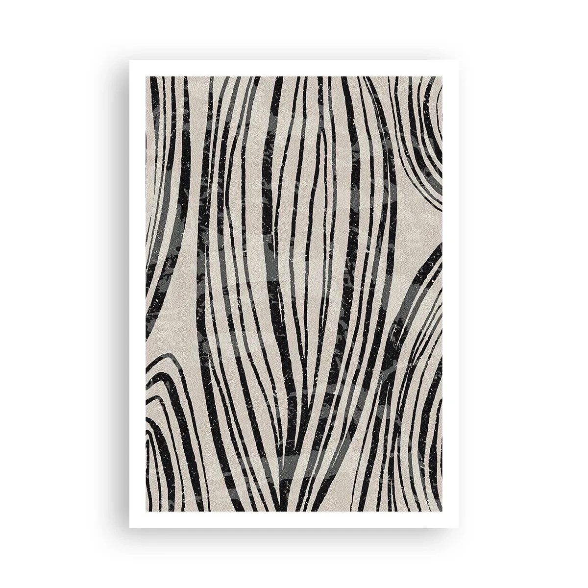 Poszter - Vonalak csobbanása - 70x100 cm