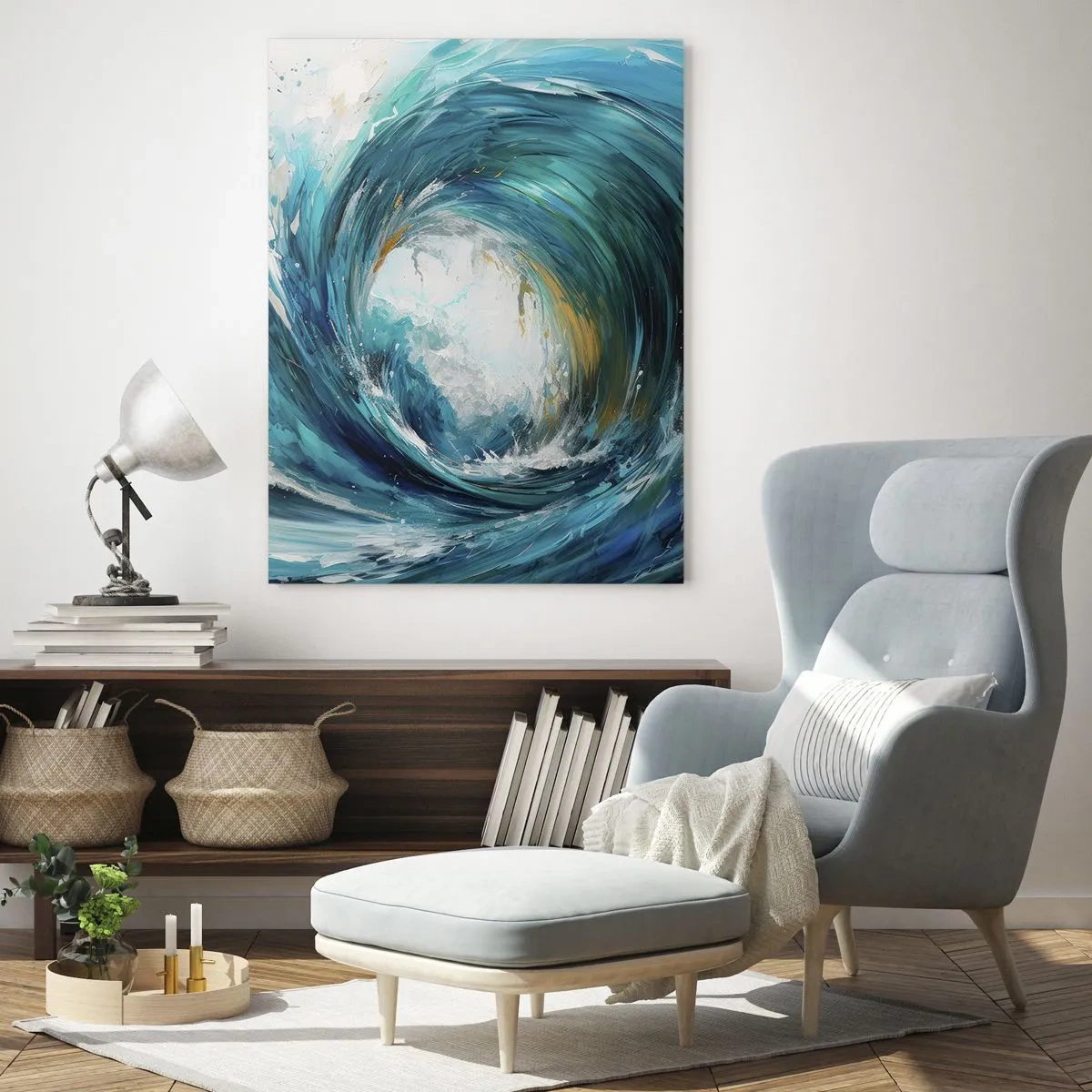 Üveg kép - Tengeri portál - 50x70 cm