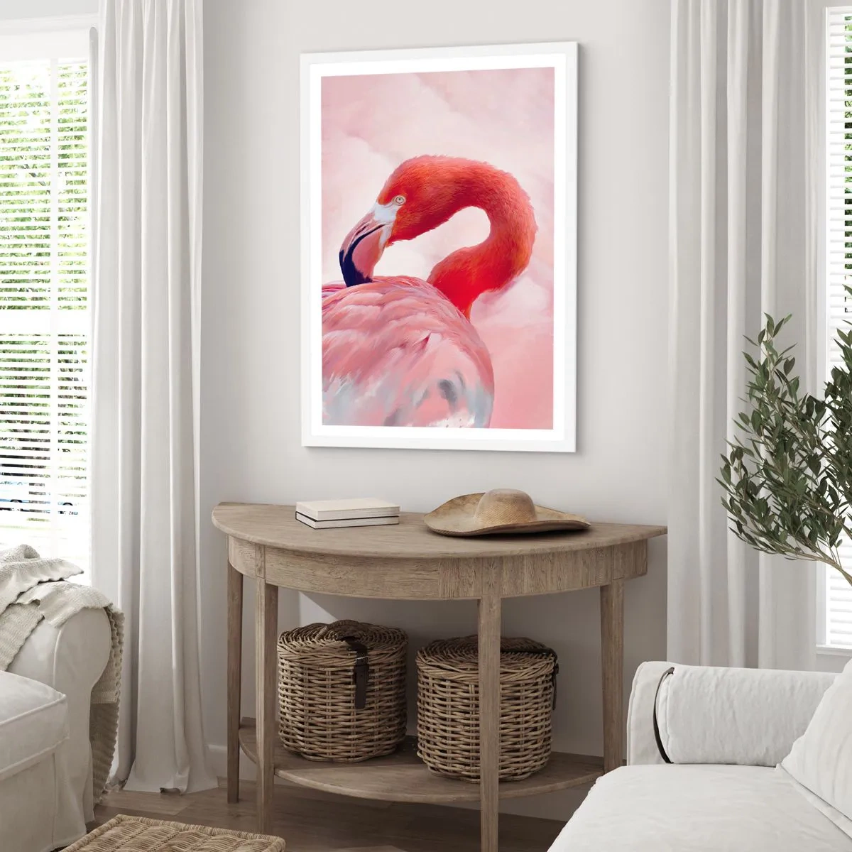 Poszter fekete keretben - Madári szépség - 61x91 cm