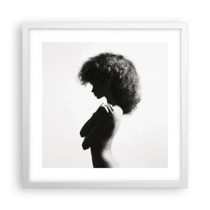 Poszter fekete keretben - Mint virág a karcsú száron - 40x40 cm