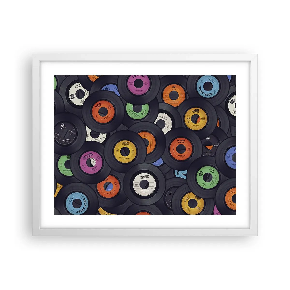 Poszter fekete keretben - A klasszika színei - 50x40 cm