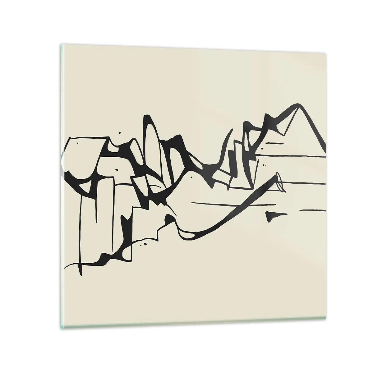 Üveg kép - Lehet egy táj - 50x50 cm