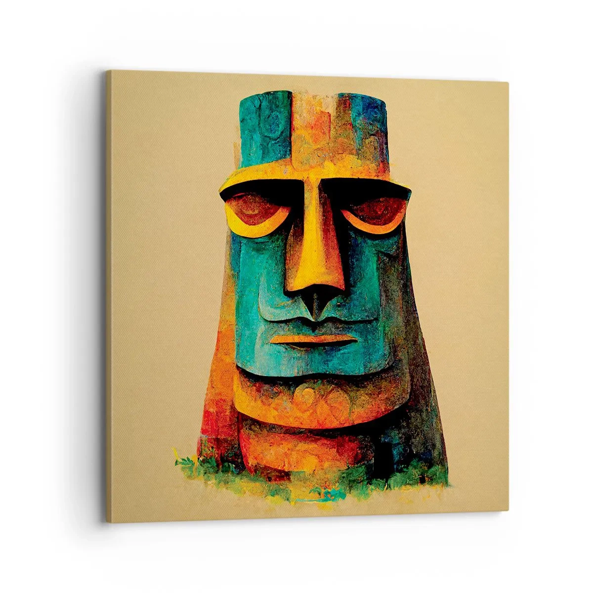 Vászonkép - Szoborszerű és mégis szimpatikus - 70x70 cm