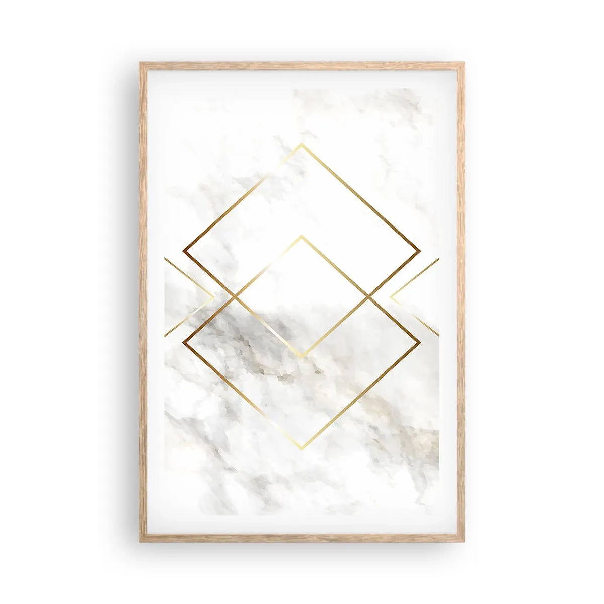 Poszter világos tölgy keretben - Kilátás a végtelenbe - 61x91 cm