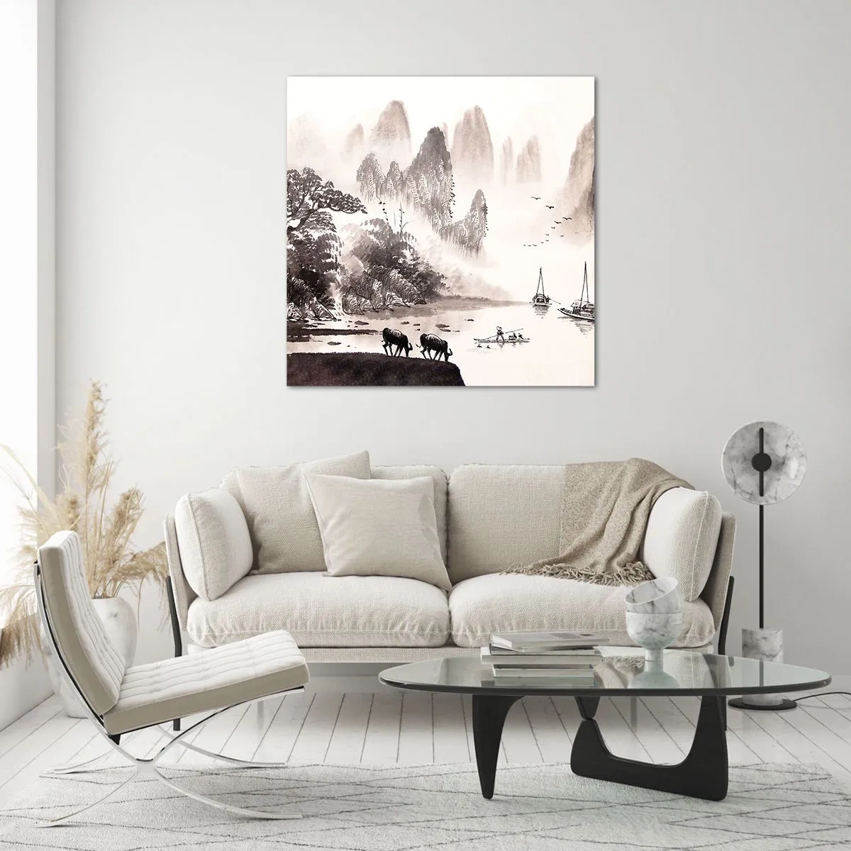 Üveg kép - Kelet egzotikus hétköznapjai - 40x40 cm