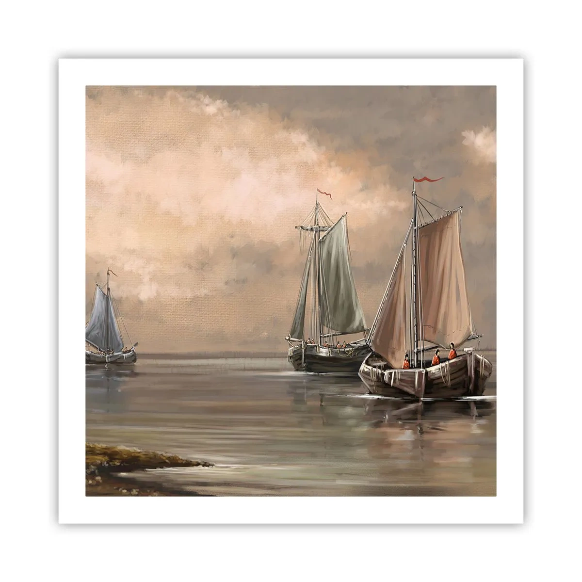 Poszter - A tengerészek visszatérése - 60x60 cm