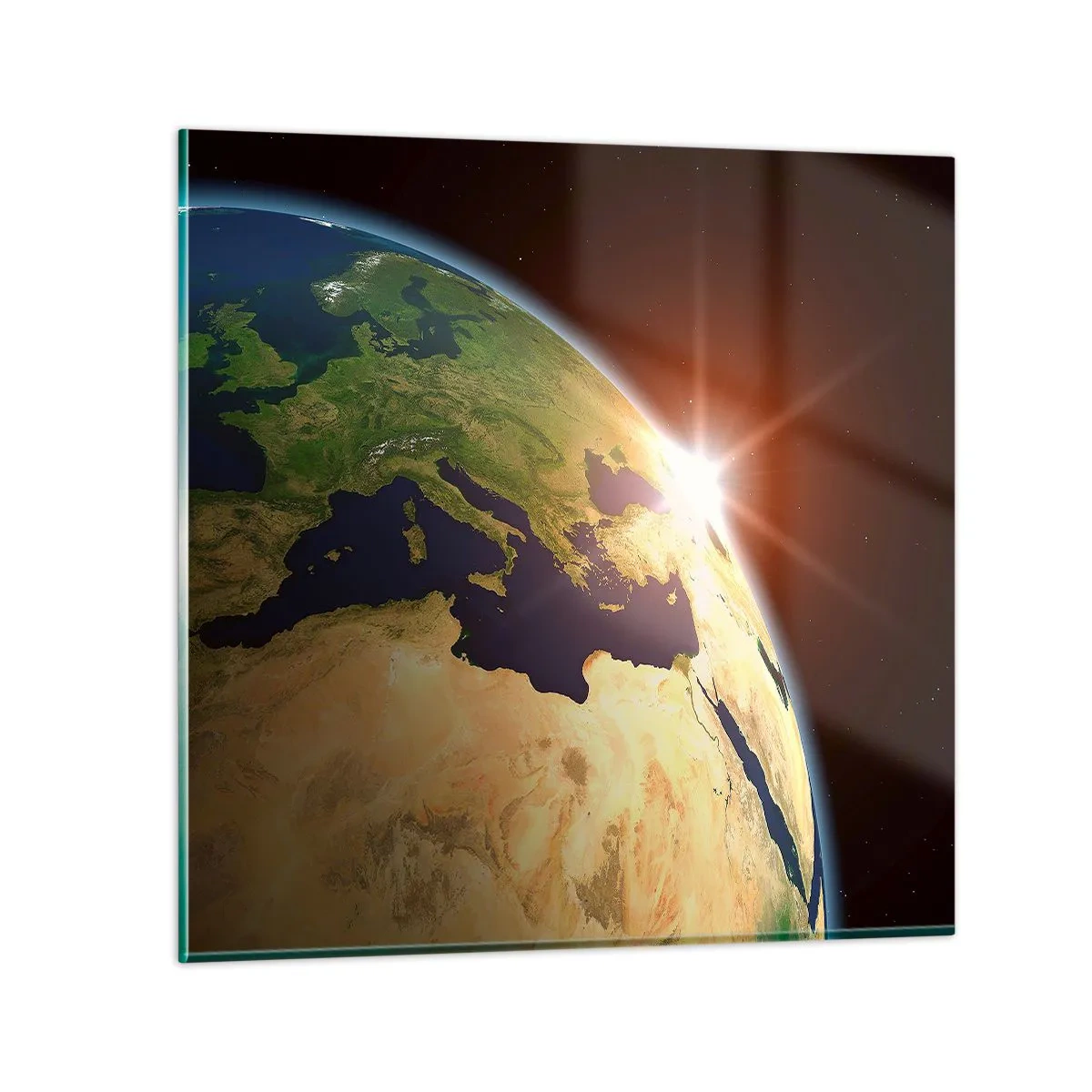 Üveg kép - Napkelte - 40x40 cm