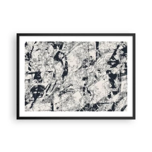 Poszter fehér keretben - Az ellentétek egymásba fonódása - 70x50 cm