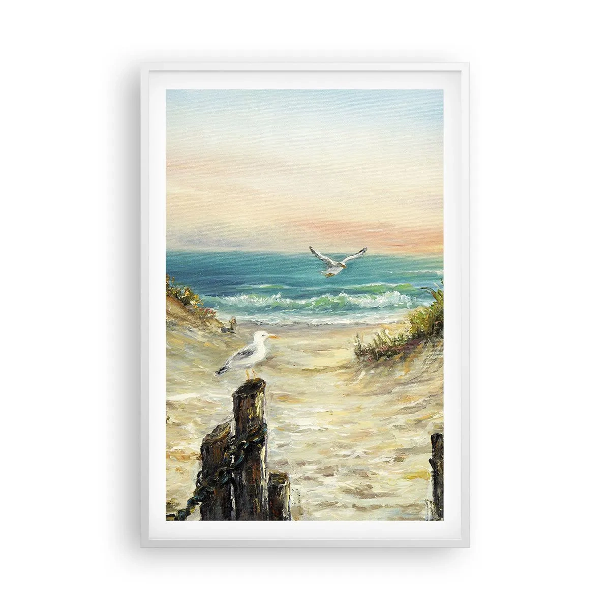 Poszter fekete keretben - Szélcsend - 61x91 cm