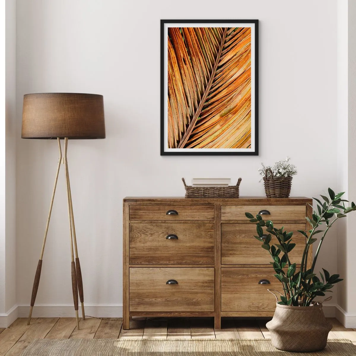 Poszter fehér keretben - Kókusz aranya - 30x40 cm