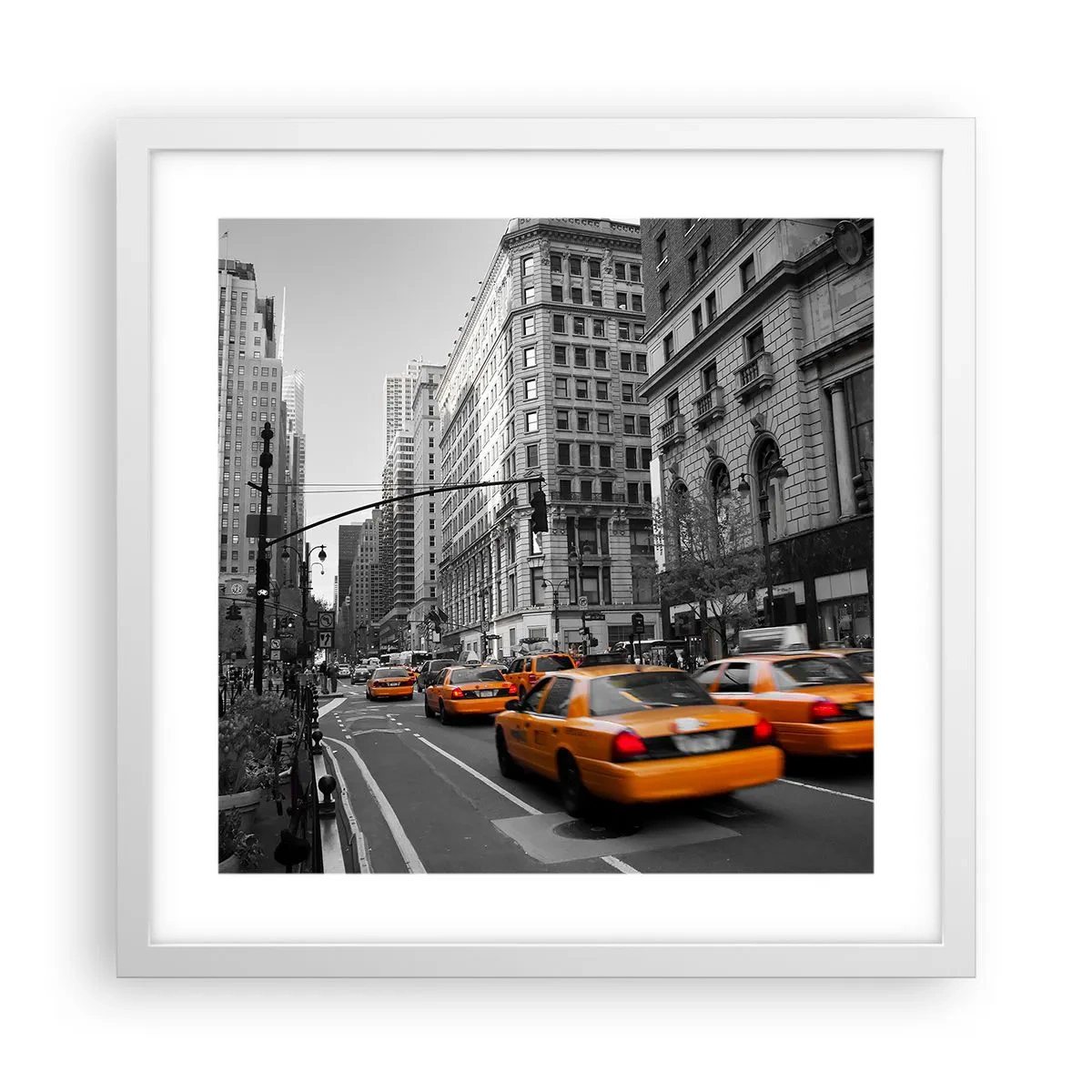 Poszter fekete keretben - Nagyvárosi napok - 40x40 cm