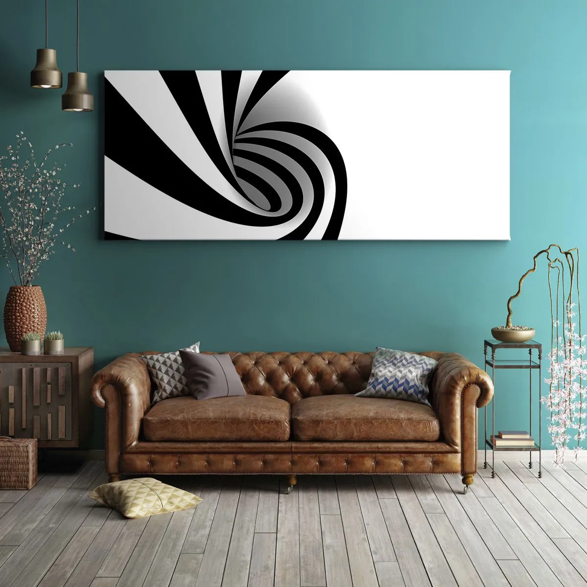 Vászonkép - És mégis forog - 160x50 cm