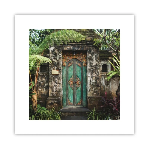 Poszter - Ajtó egy egzotikus világba - 30x30 cm