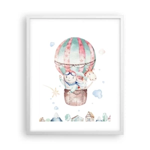 Poszter fekete keretben - Nemsokára visszajövünk! - 40x50 cm