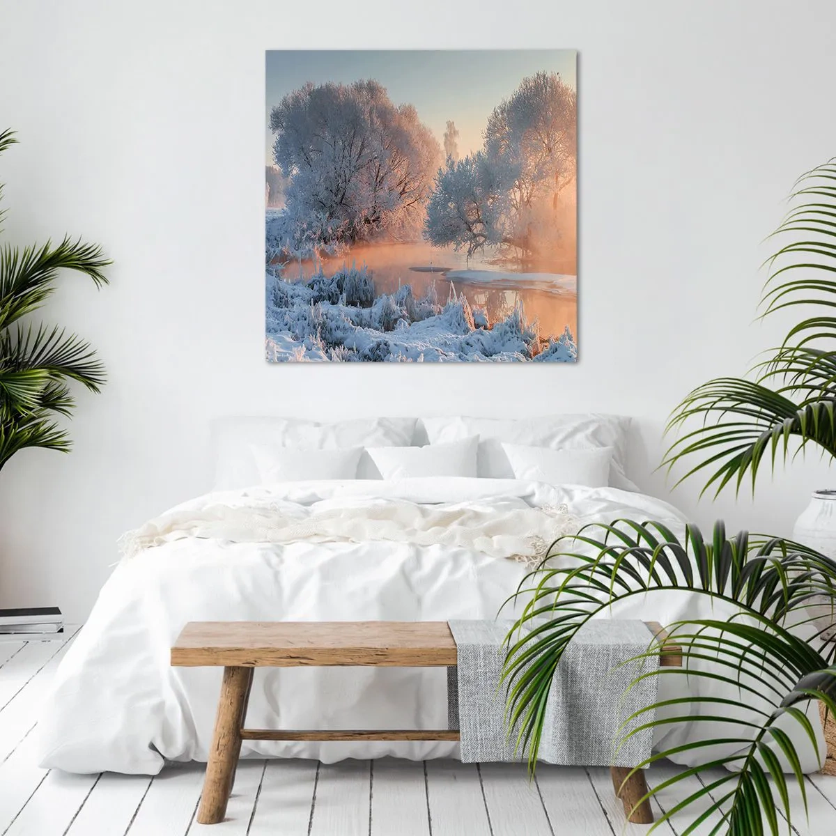 Vászonkép - A napos kristályban minden ragyog - 60x60 cm