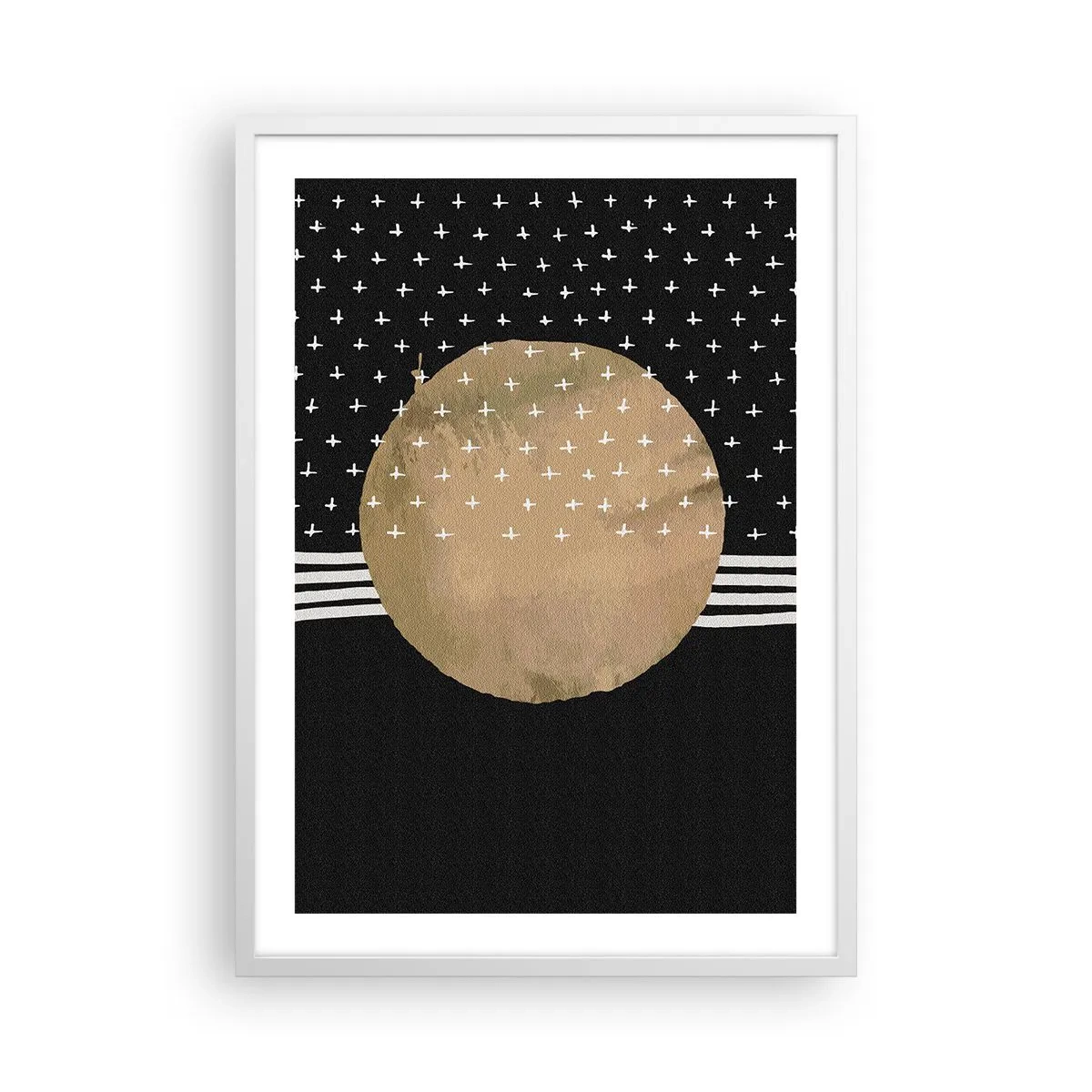 Poszter fekete keretben - Kompozíció: a galaxis zászlaja - 50x70 cm