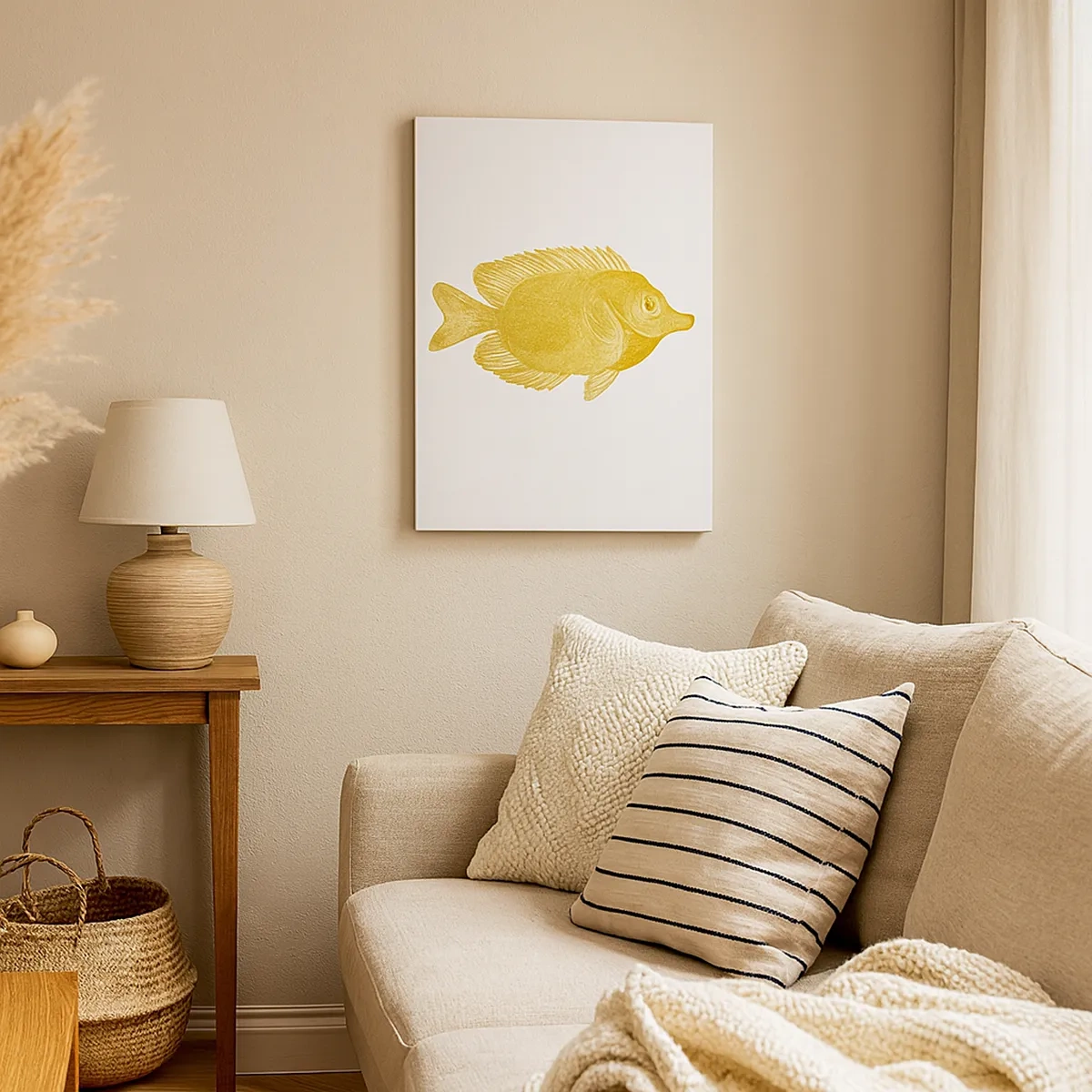 Vászonkép - Csak a hal - 50x70 cm