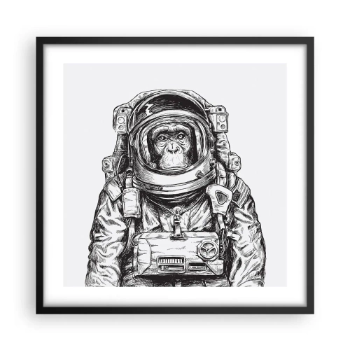 Poszter fehér keretben - Alternatív evolúció - 50x50 cm