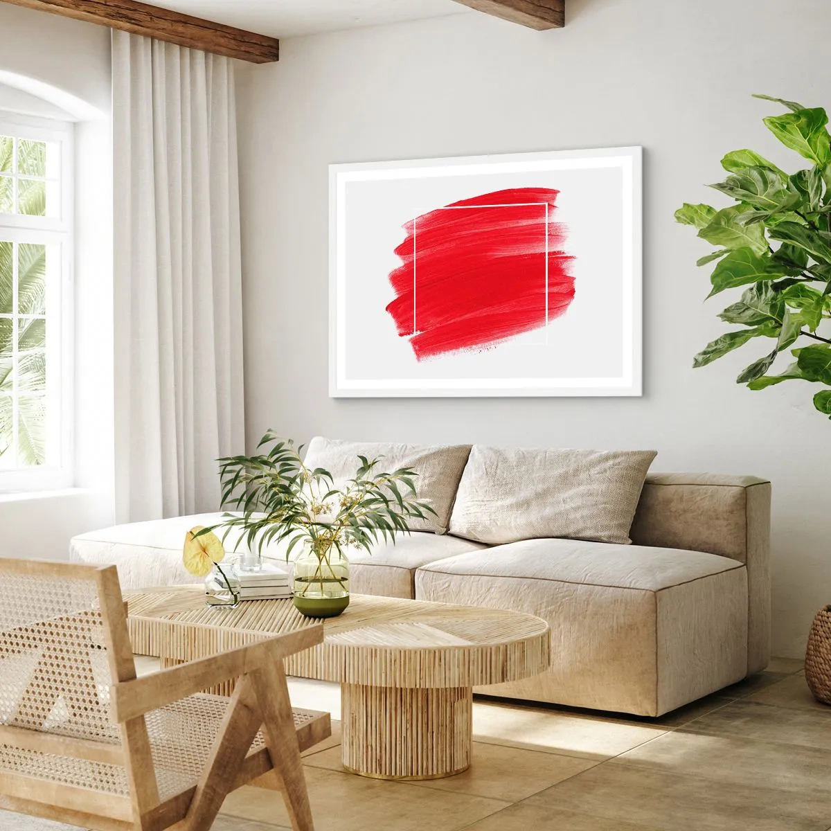 Poszter fekete keretben - A kereten kívül - 100x70 cm