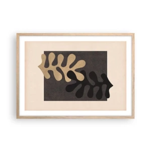 Poszter világos tölgy keretben - Hiány és kiegészítés - 70x50 cm