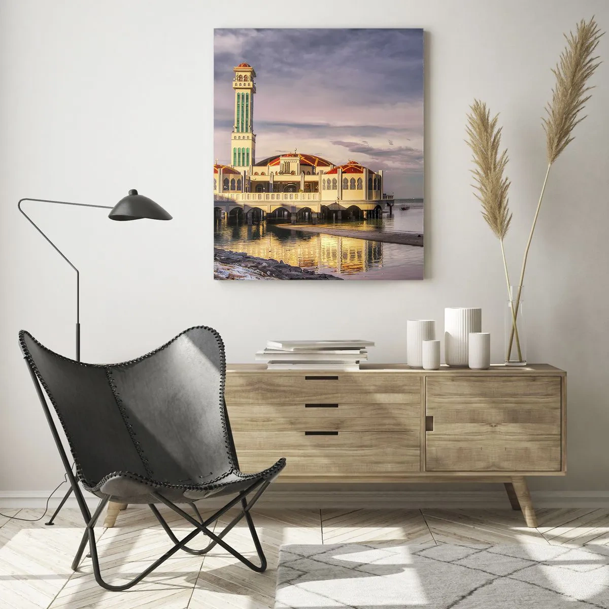 Üveg kép - A természet temploma - 50x70 cm
