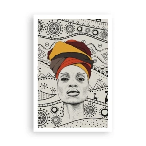 Poszter - Afrikai portré - 61x91 cm